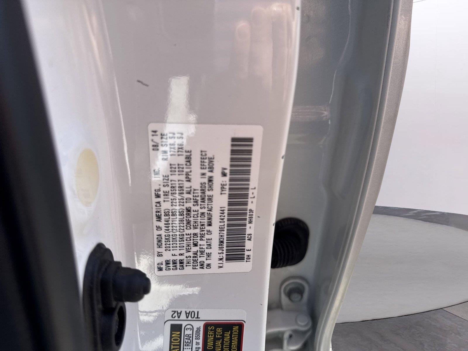 Used 2014 White Diamond Pearl Honda EX-L image 38
