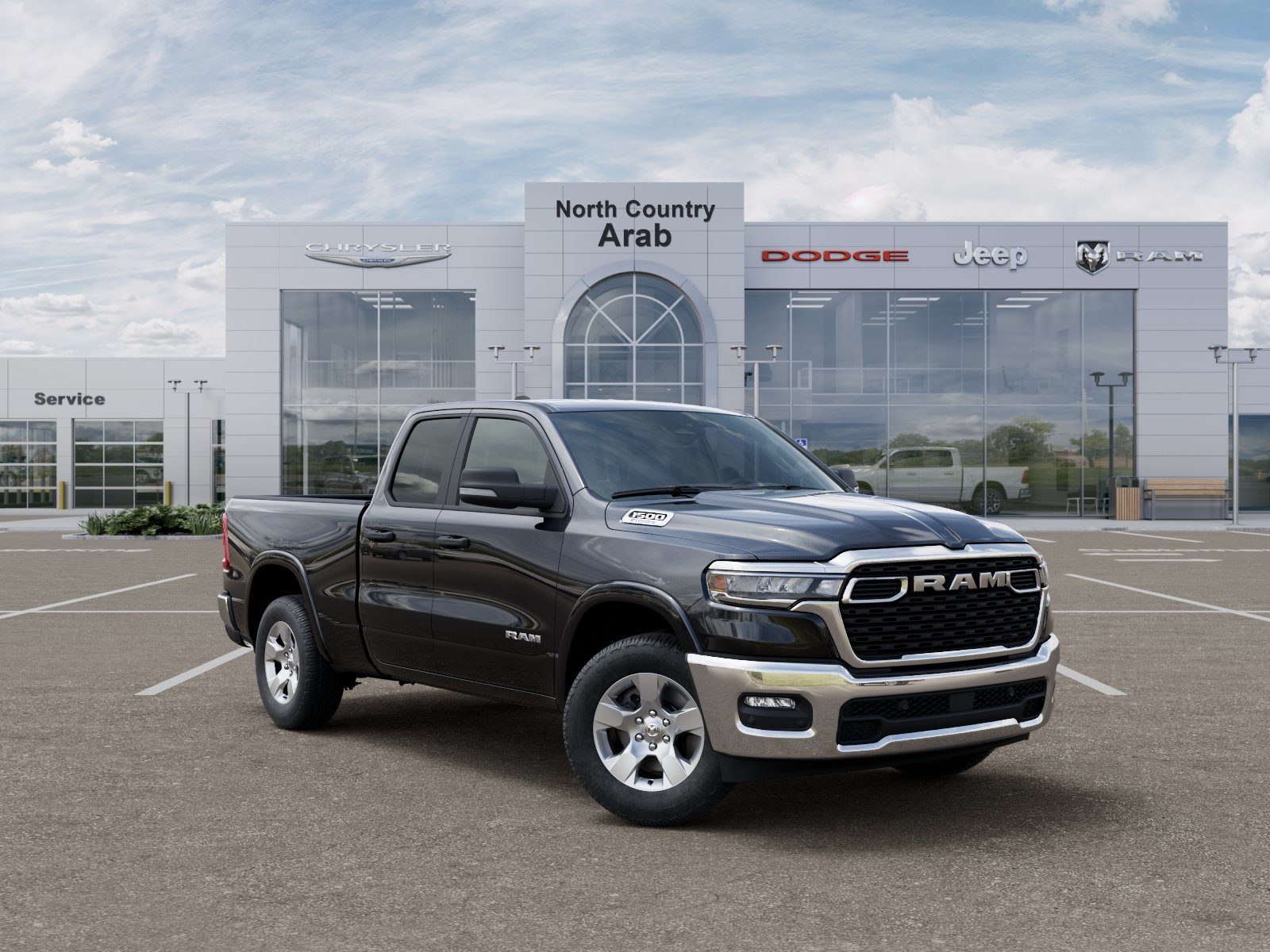 New 2026 Diamond Black Crystal Pearl-Coat Exterior Paint RAM Big Horn/Lone Star image 31