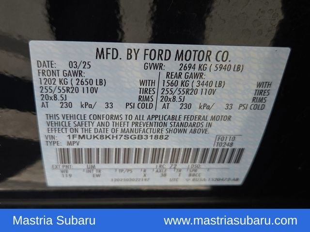 Used 2025 Black Metallic Ford ST-Line image 9