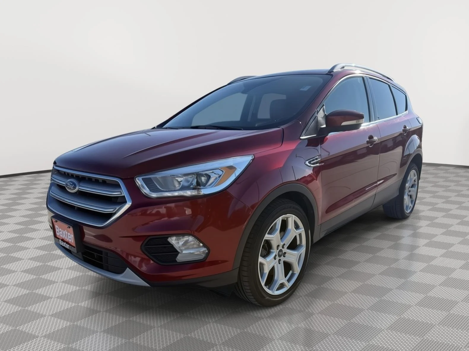 Used 2017 Ruby Red Metallic Tinted Clearcoat Ford Titanium image 3