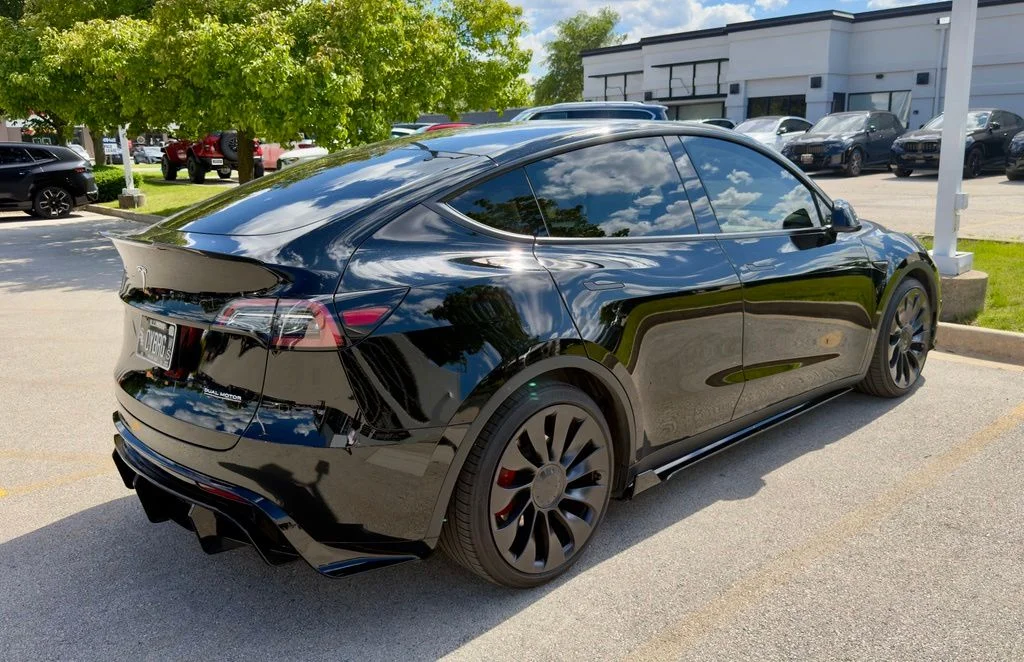 Used 2023 Black Tesla Performance image 2