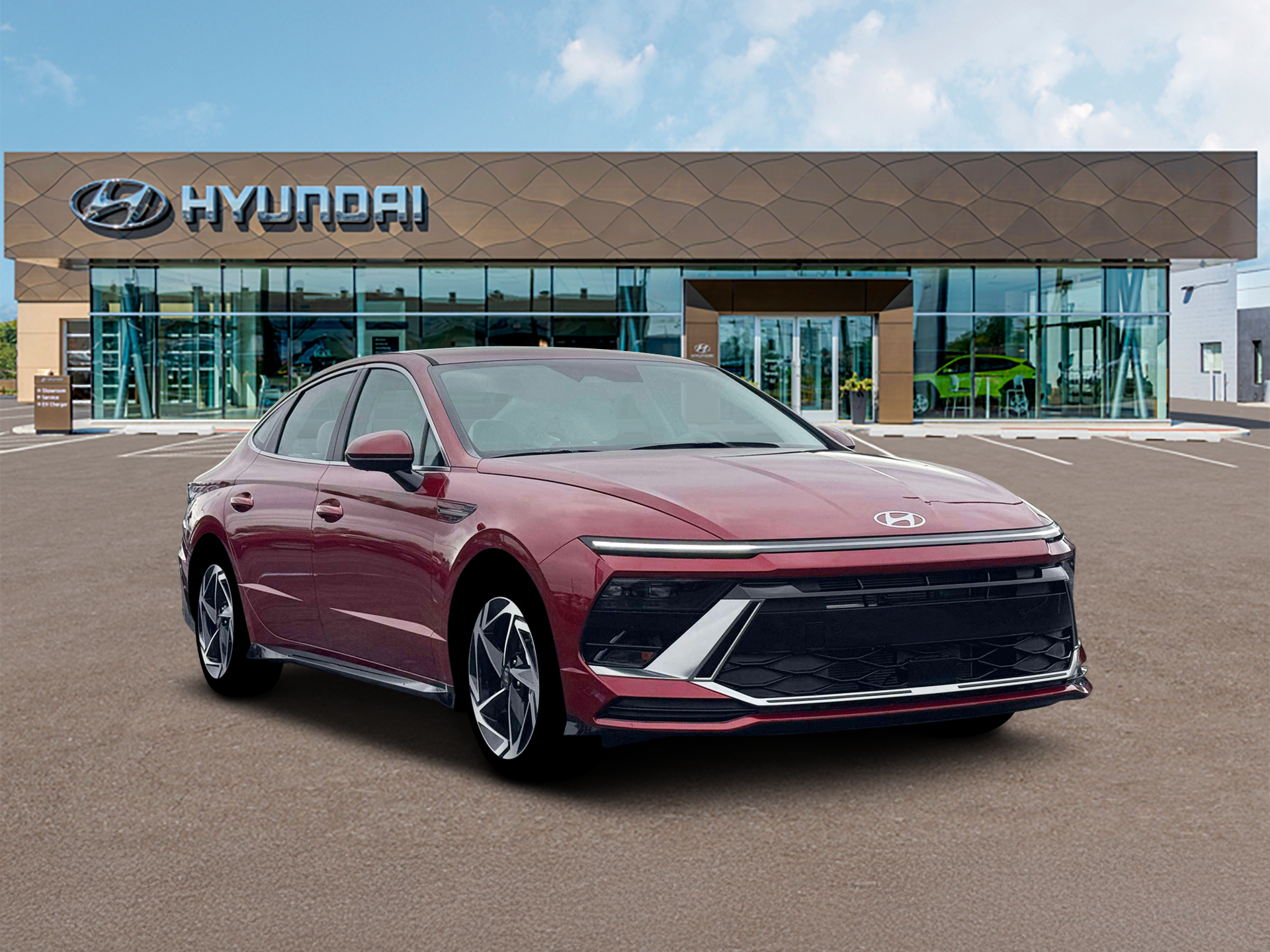 New 2026 Red Hyundai SEL Sport image 11