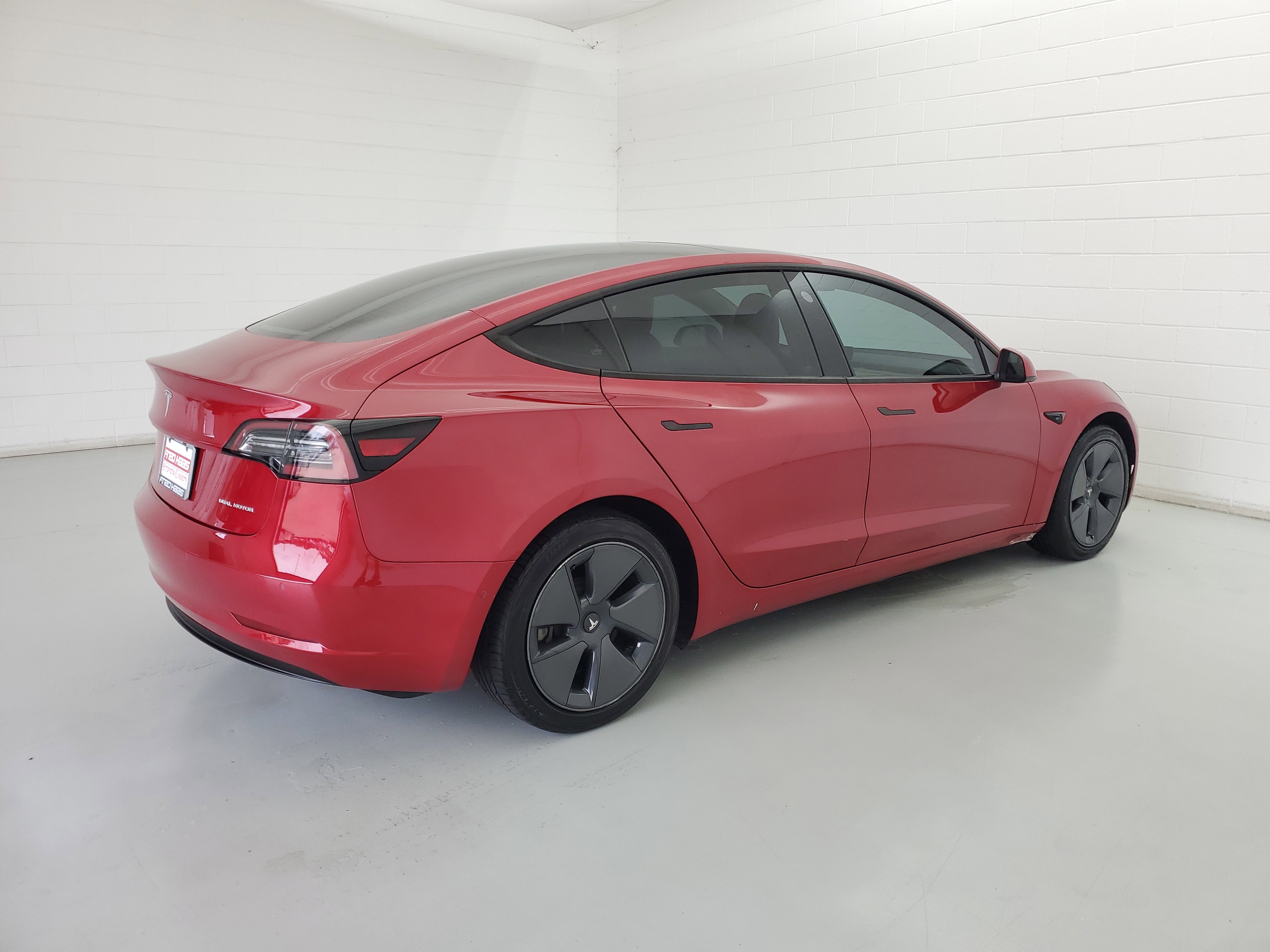 Used 2021 Red Multi-Coat Tesla Long Range image 5