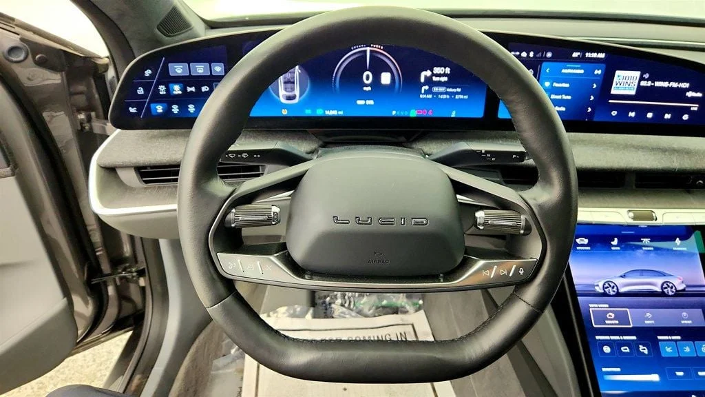 Used 2023 Cosmos Silver Metallic Lucid Pure AWD with 19