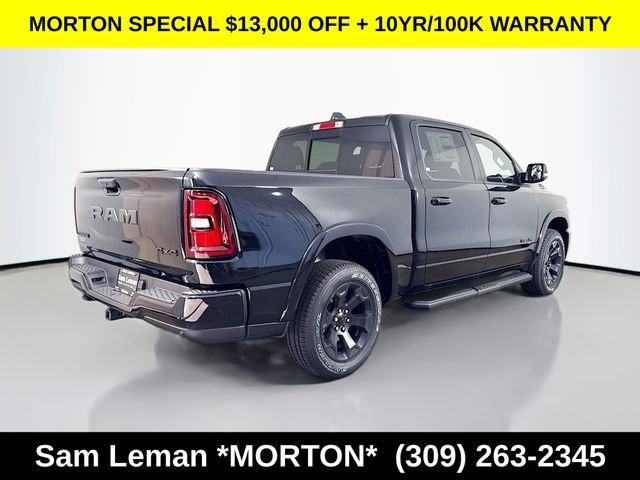 New 2026 Diamond Black Crystal Pearl-Coat Exterior Paint Ram Big Horn/Lone Star image 7