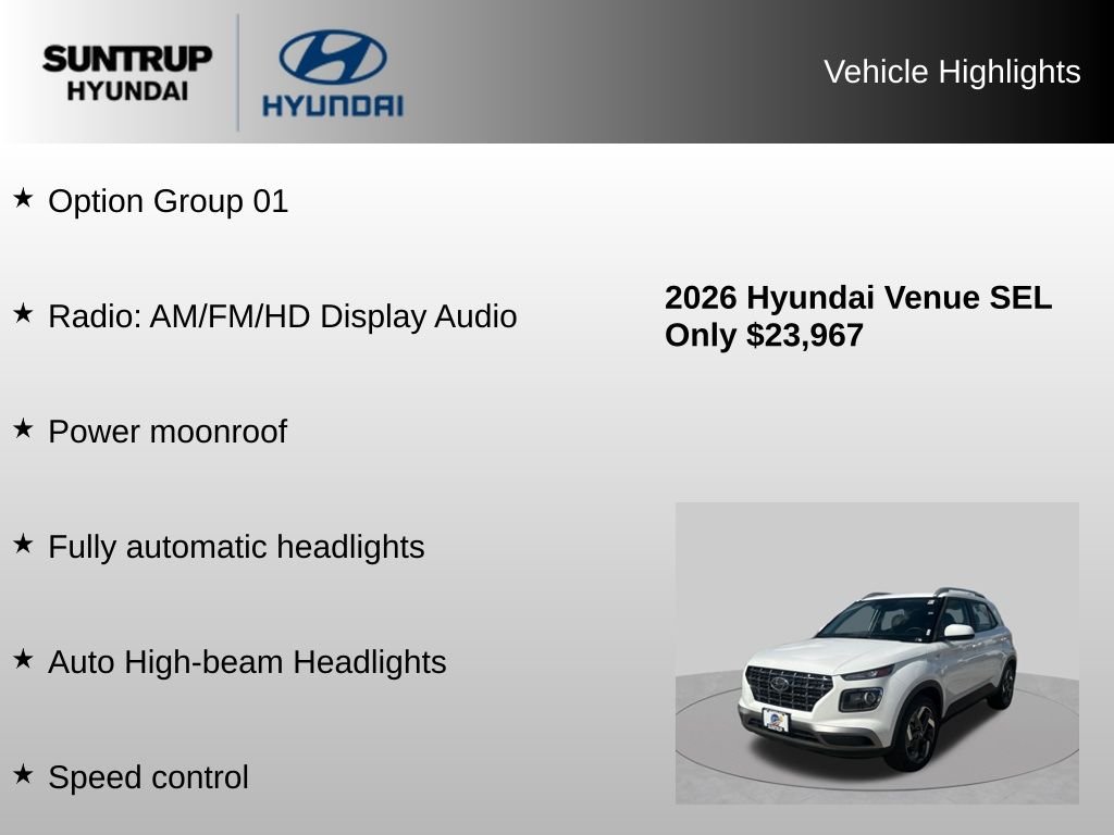 Used 2026 Lunar White Hyundai SEL image 8