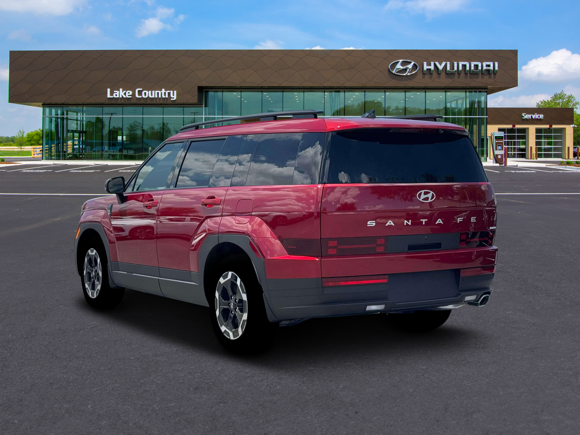 New 2026 Red Hyundai SEL AWD image 5