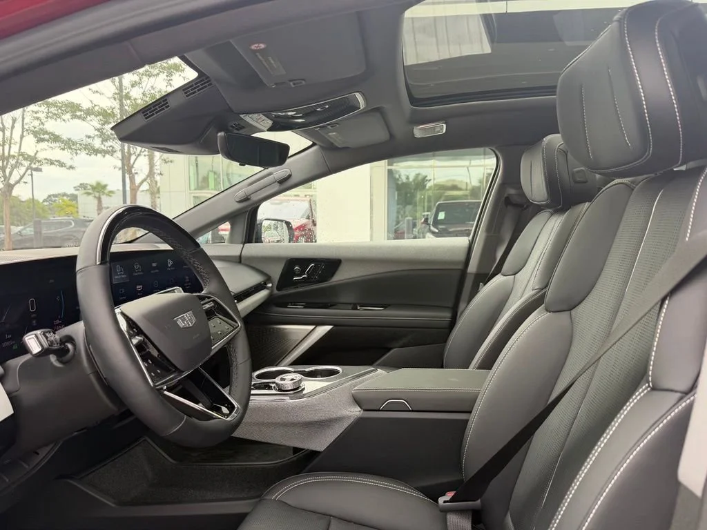 Used 2025 Radiant Red Tintcoat Cadillac Sport 2 image 8