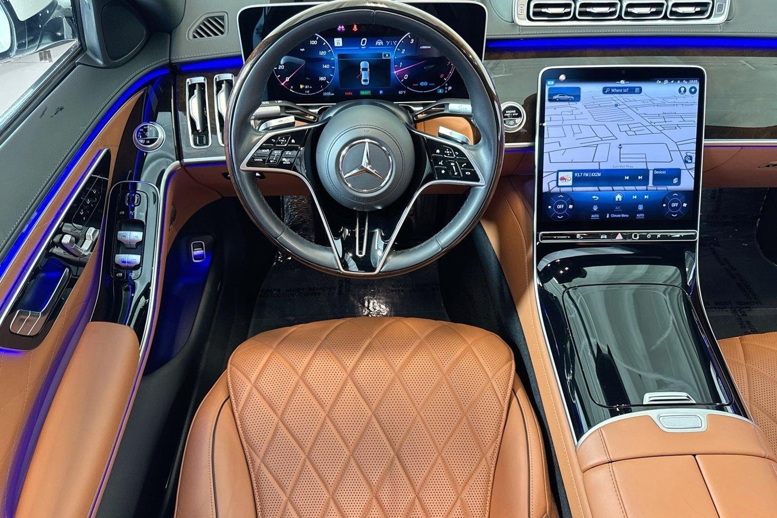 Used 2021 Designo Diamond White Mercedes-Benz S 580 image 20