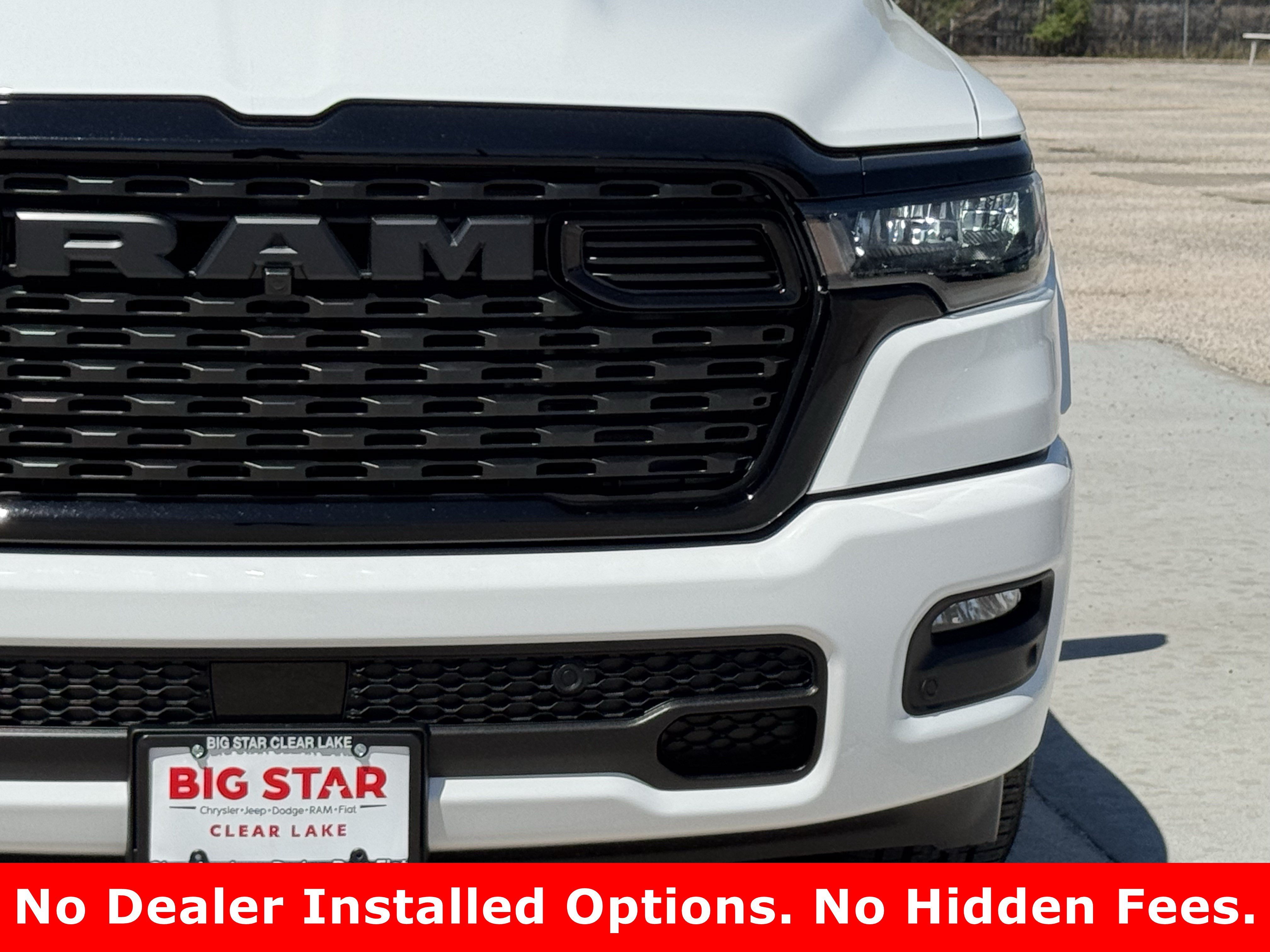 New 2026 Bright White Clear-Coat Exterior Paint RAM Lone Star image 4