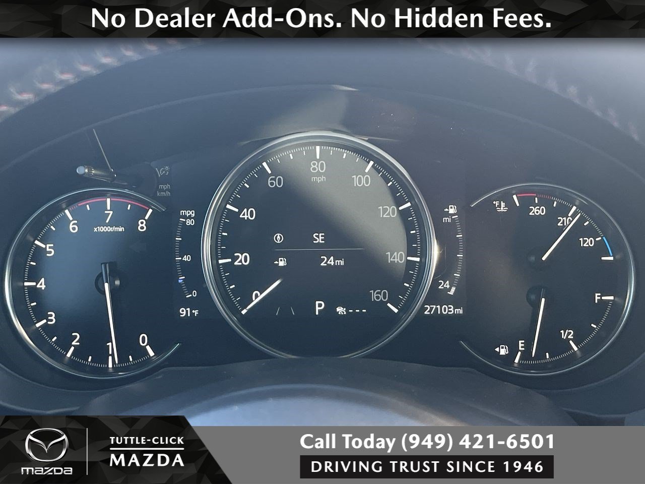 Used 2025 Deep Crystal Blue Mica Mazda 2.5 Turbo Premium Package image 37