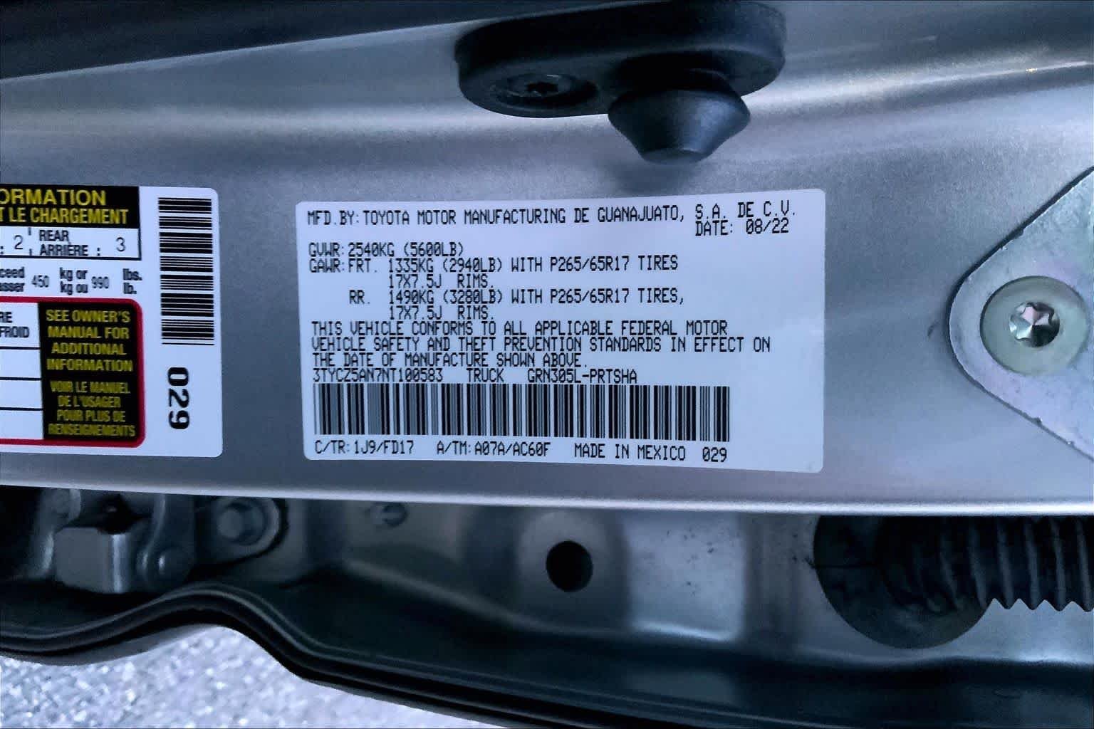 Certified Used 2022 Celestial Silver Metallic Toyota TRD Sport image 31