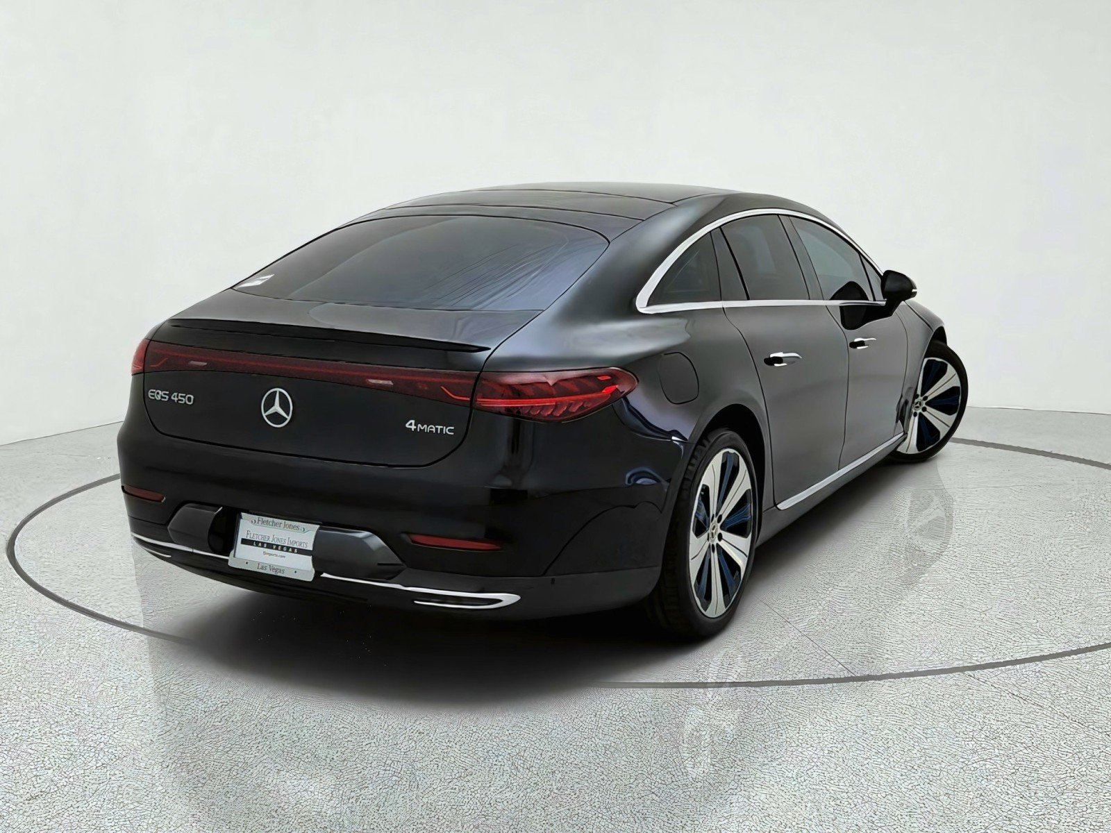 Certified Used 2024 Obsidian Black Metallic Mercedes-Benz EQS 450 image 9