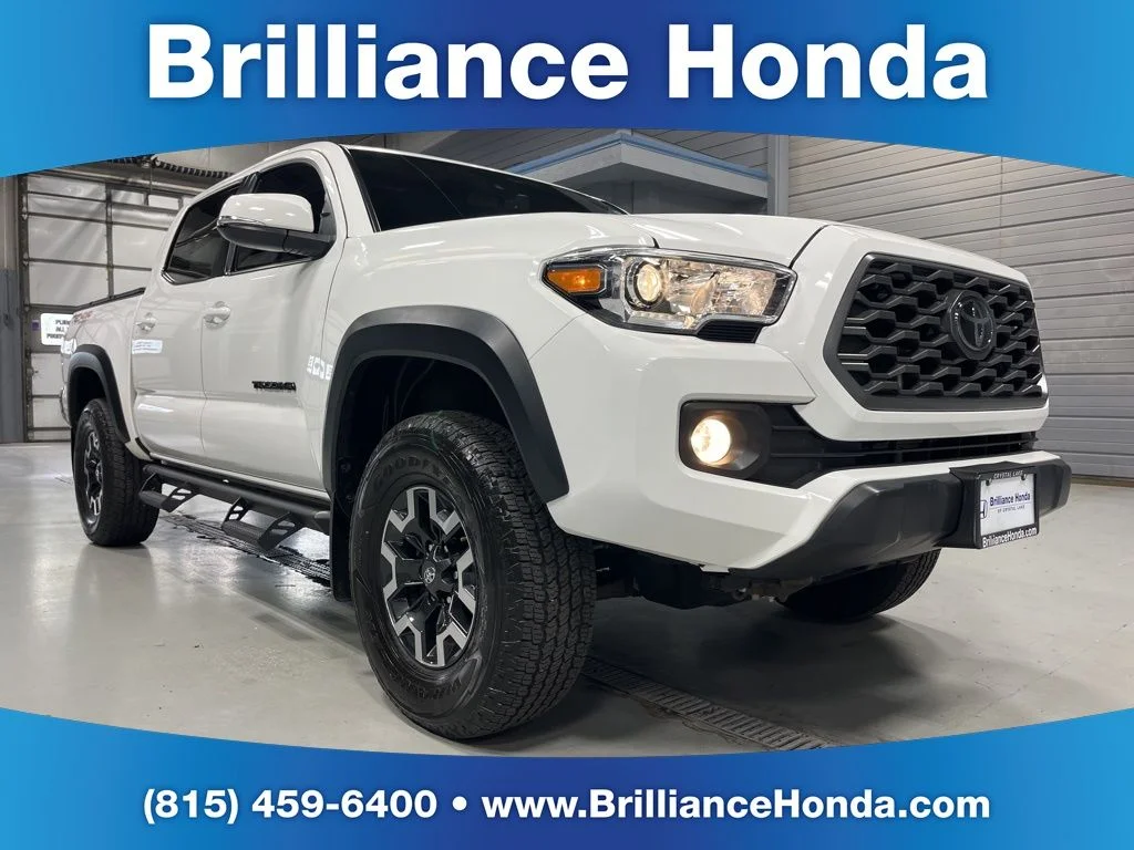 Used 2021 Super White Toyota TRD Off-Road image 1