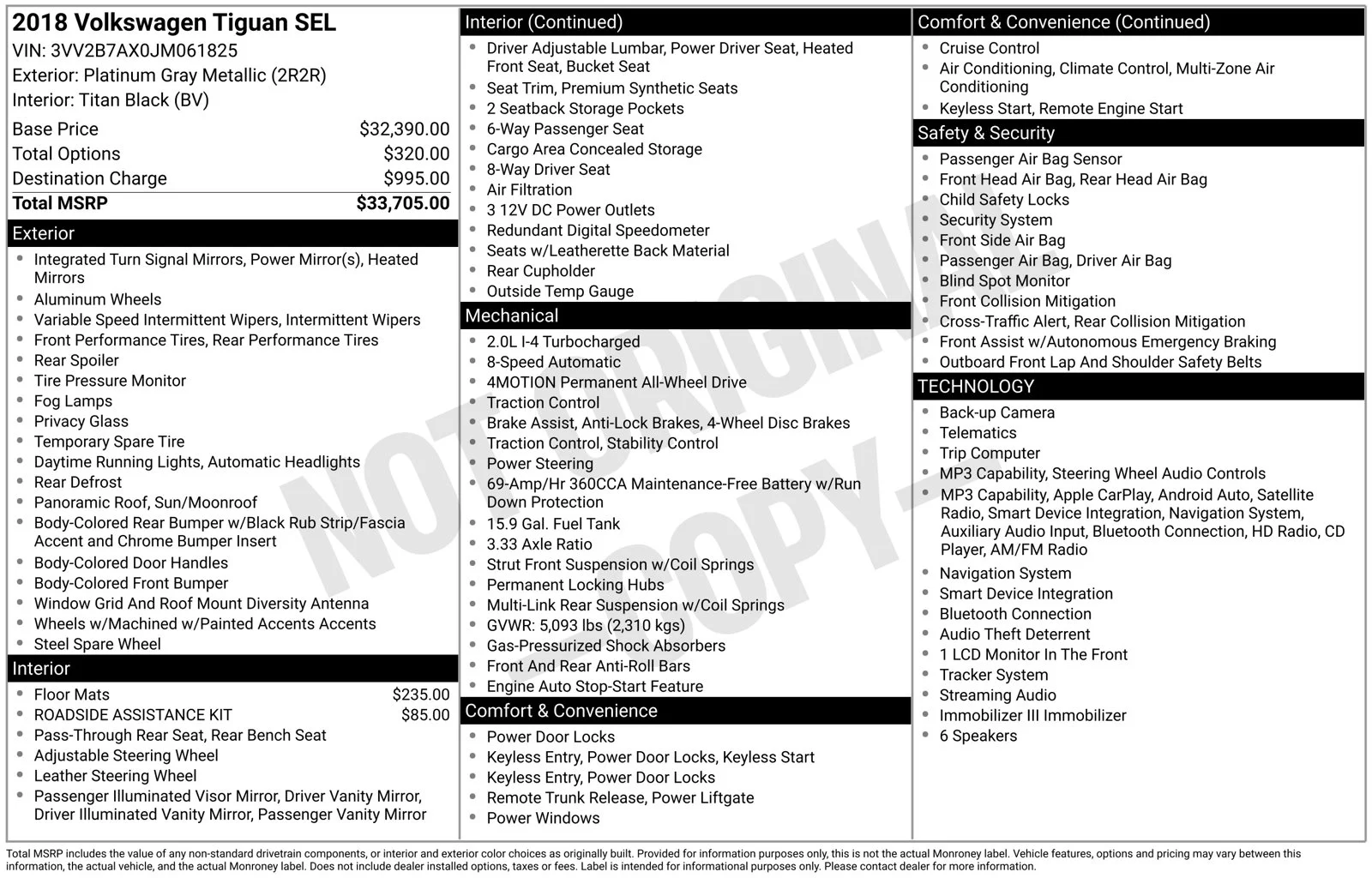 Used 2018 Gray Volkswagen 2.0T SEL image 10