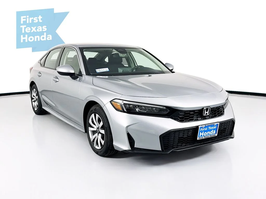 New 2026 Solar Silver Metallic Honda LX image 1