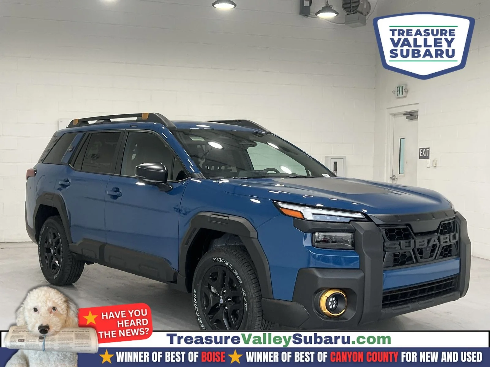 New 2026 GEYSER BLUE Subaru Wilderness image 1