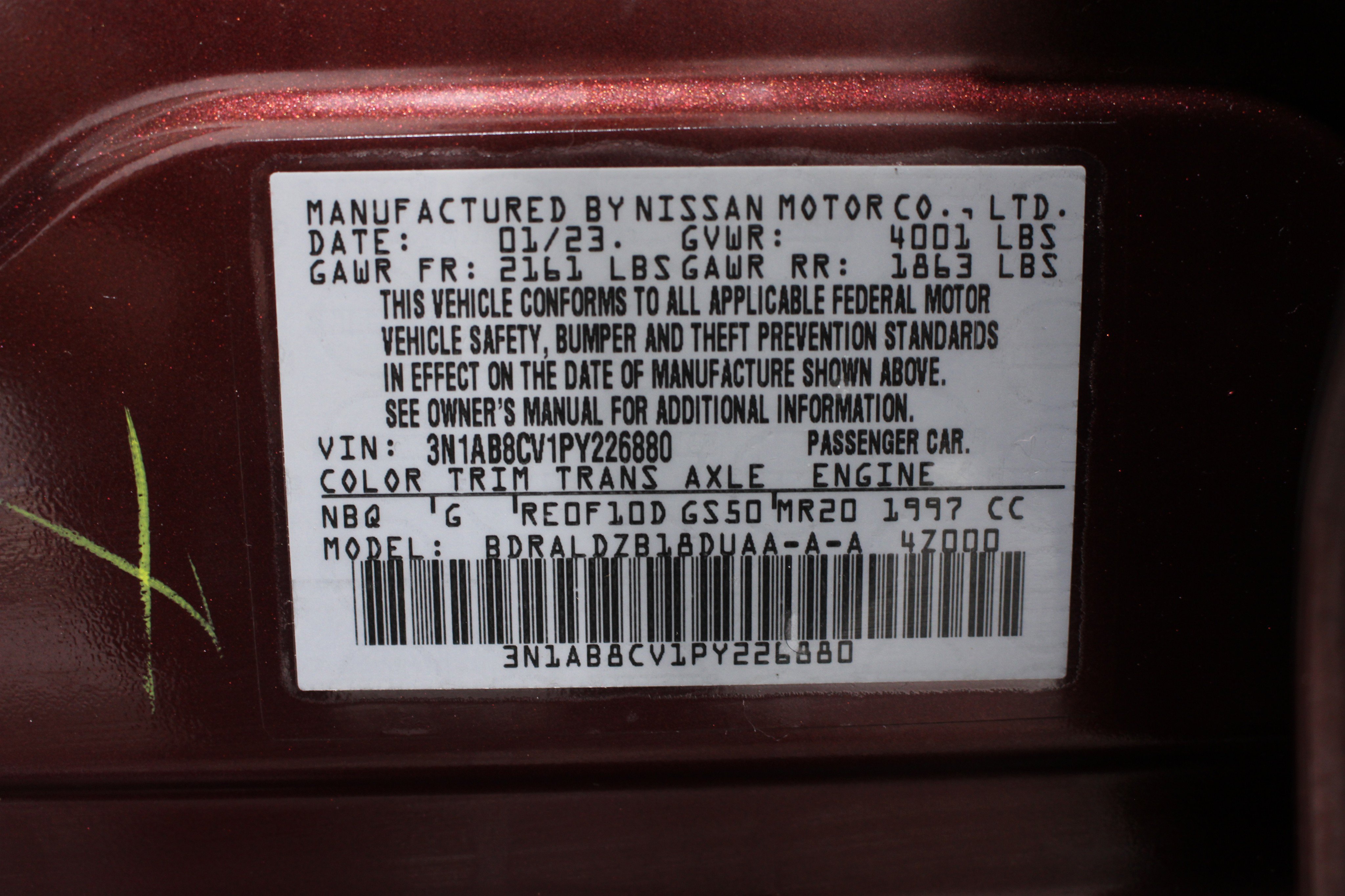 Used 2023 Rosewood Metallic Nissan SV image 37