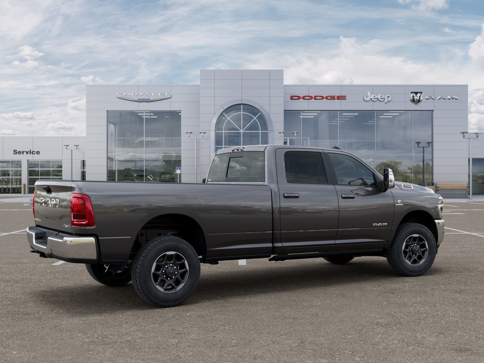 New 2026 Granite Crystal Metallic Clear-Coat Exterior Paint RAM Laramie image 31