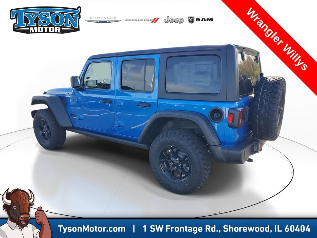 New 2026 Hydro Blue Pearlcoat Jeep Willys image 2