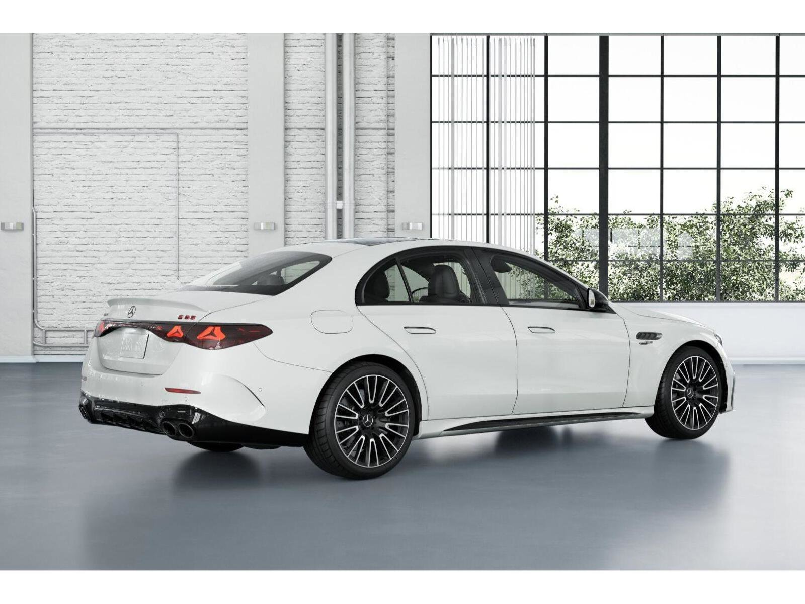 New 2026 MANUFAKTUR Moonlight White Metallic Mercedes-Benz AMG® E 53 E 4MATIC+ Sedan image 33