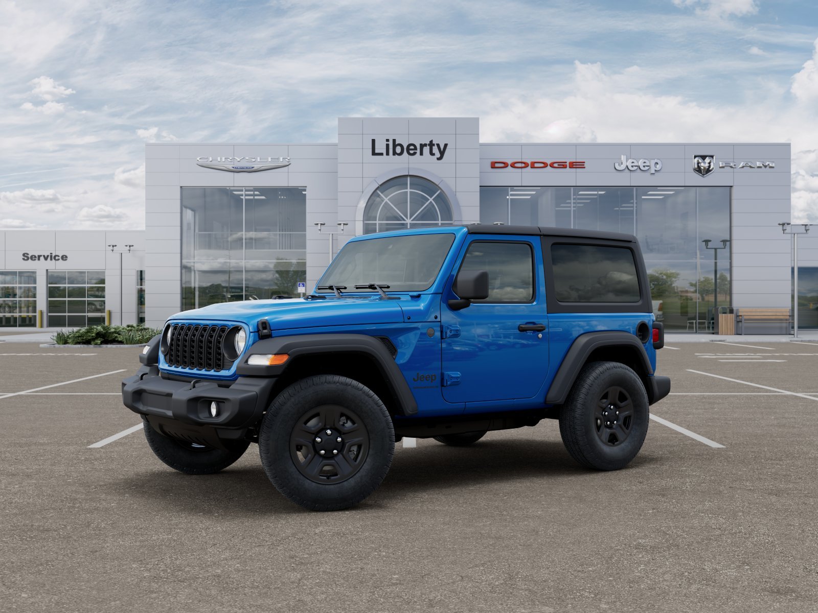 New 2026 Hydro Blue Pearl-Coat Exterior Paint Jeep Sport image 30