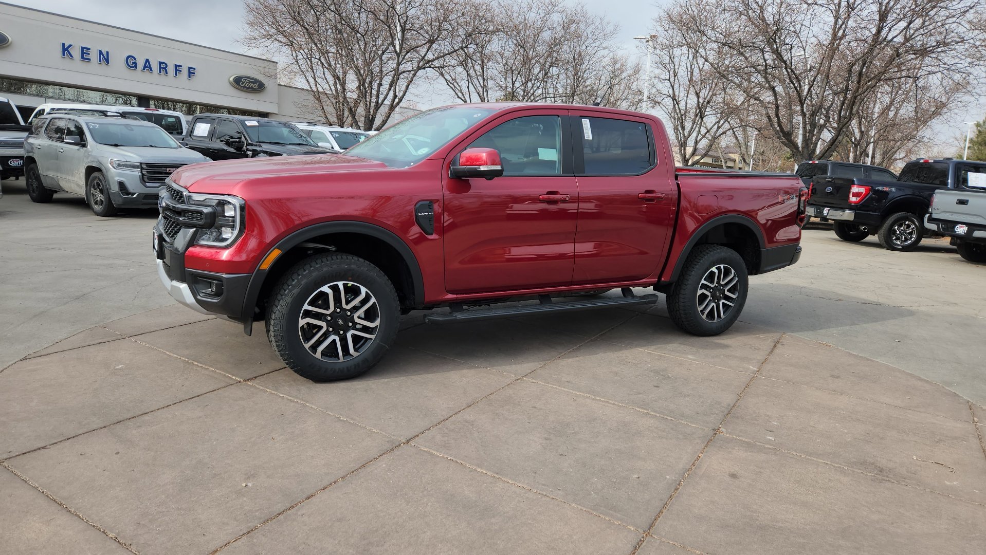 New 2025 Ruby Red Metallic Tinted Clearcoat Ford LARIAT image 4