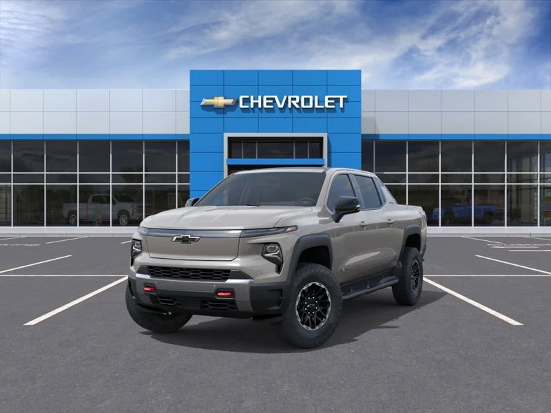 New 2026 White Chevrolet e4WD Crew Cab Max Range Trail Boss image 1