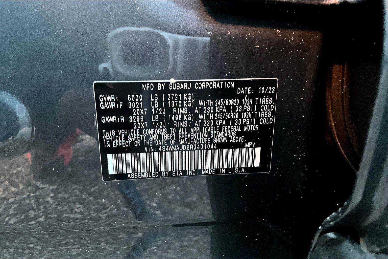 Used 2024 Gray Subaru Limited image 20