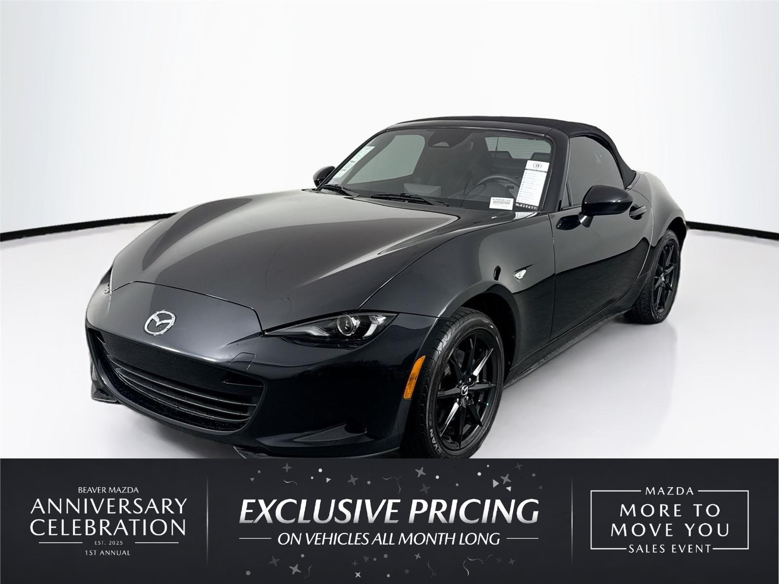 Certified Used 2024 Jet Black Mica Mazda Sport image 1