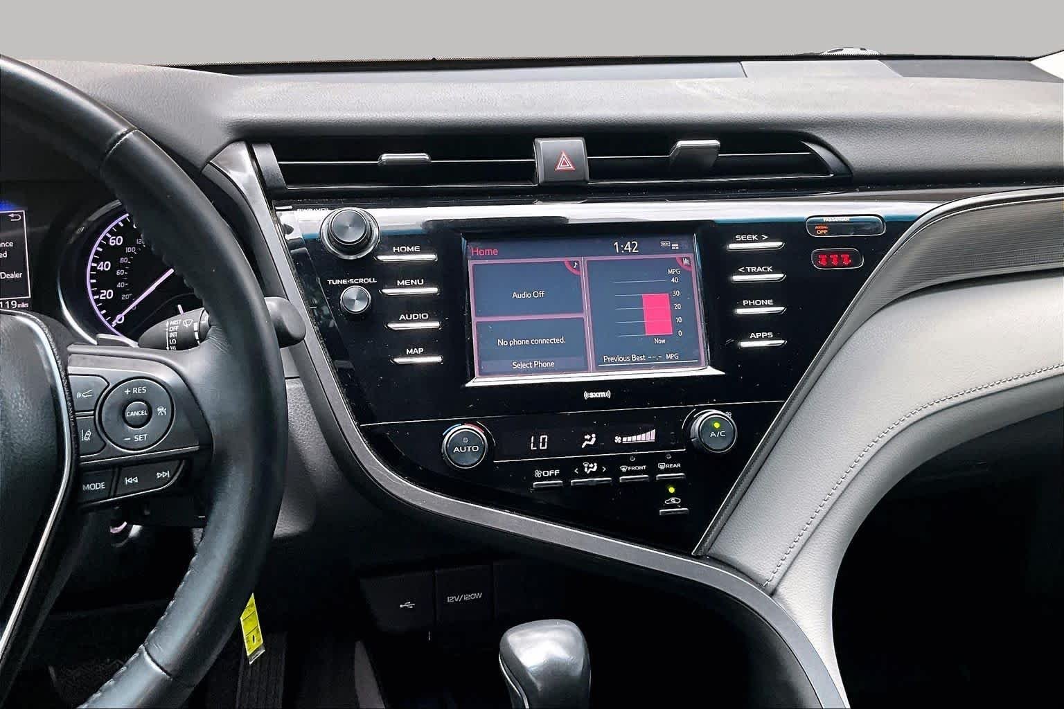 Used 2020 Midnight Black Metallic Toyota SE image 7