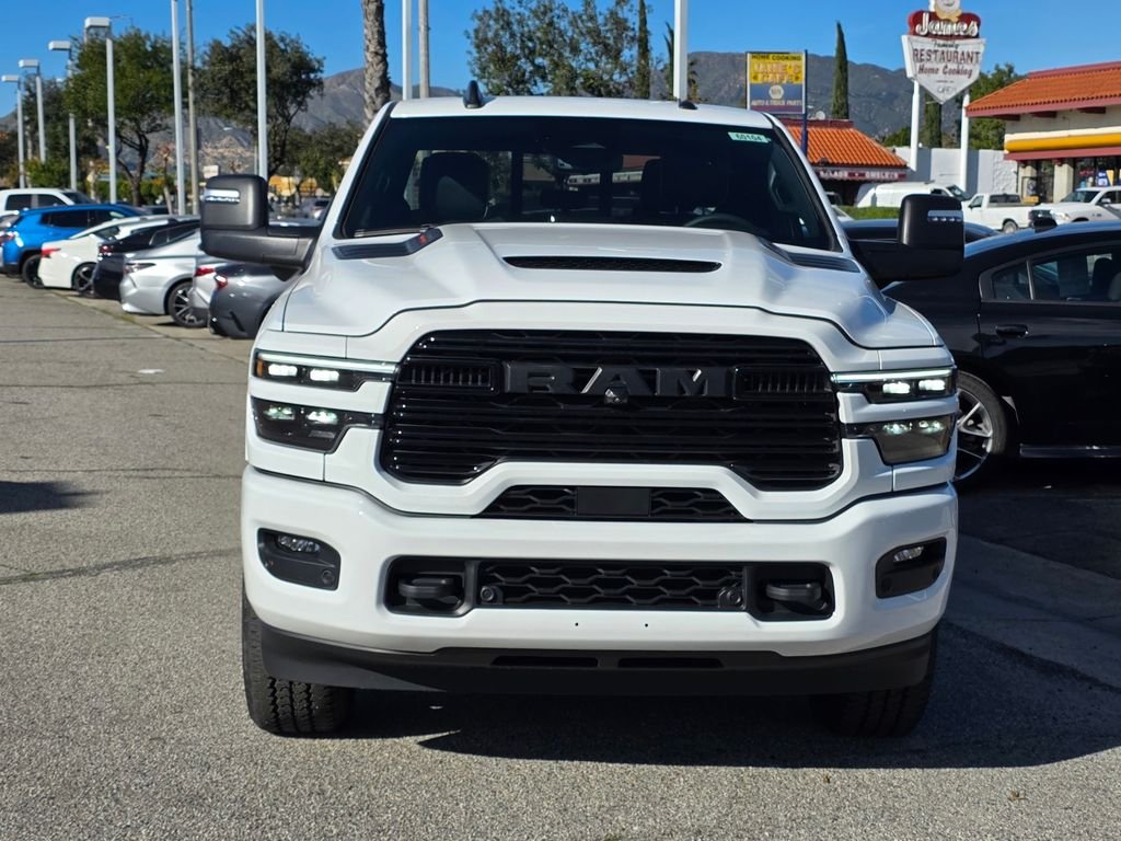 New 2026 Bright White Clear-Coat Exterior Paint RAM Laramie image 2