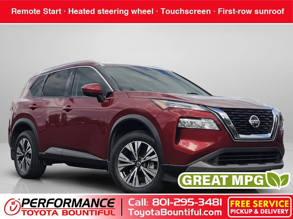 Used 2021 Scarlet Ember Tintcoat Nissan SV image 1