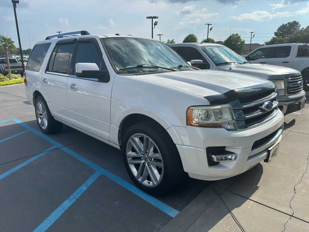 Used 2016 White Platinum Metallic Tri-Coat Ford Limited image 2