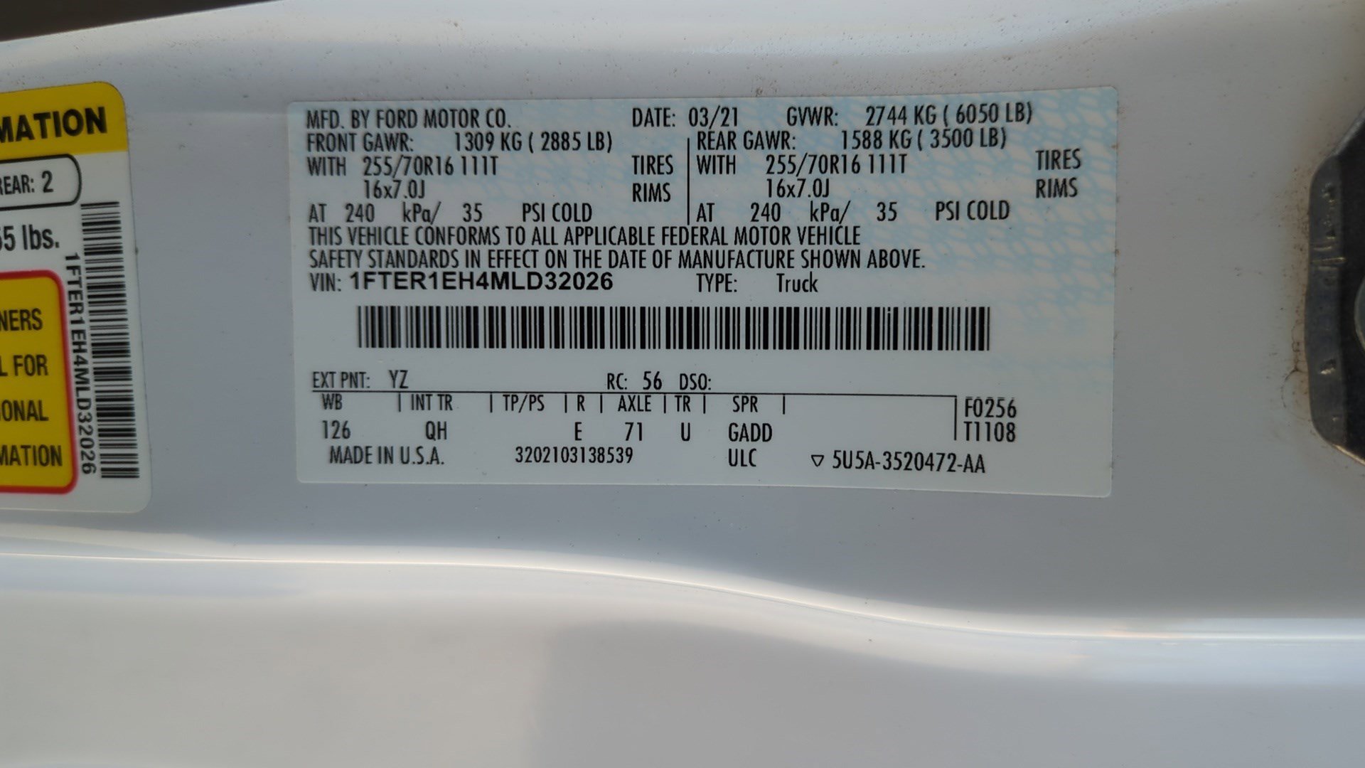 Used 2021 Oxford White Ford XL image 31