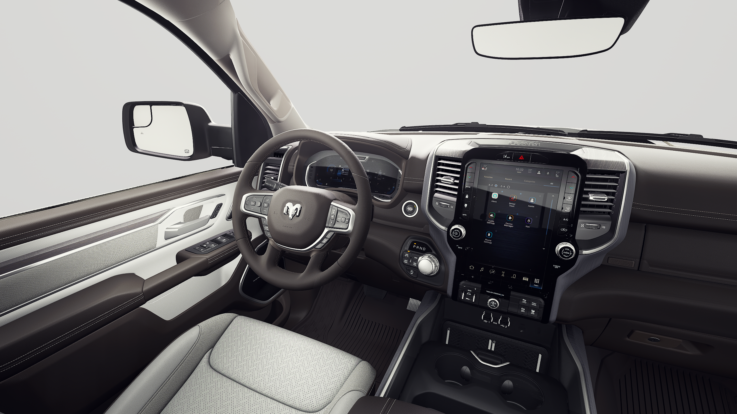 New 2027 Ivory White Tri-Coat Pearl-Coat Exterior Paint RAM LARAMIE image 20