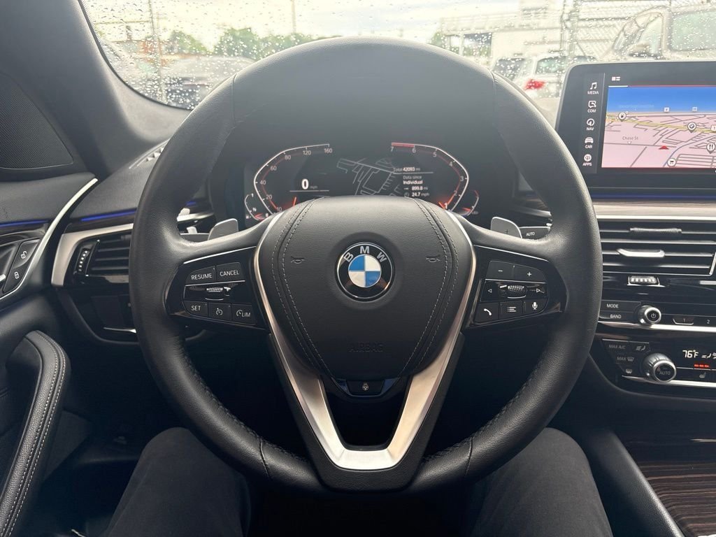 Certified Used 2023 Black BMW 530i xDrive image 11