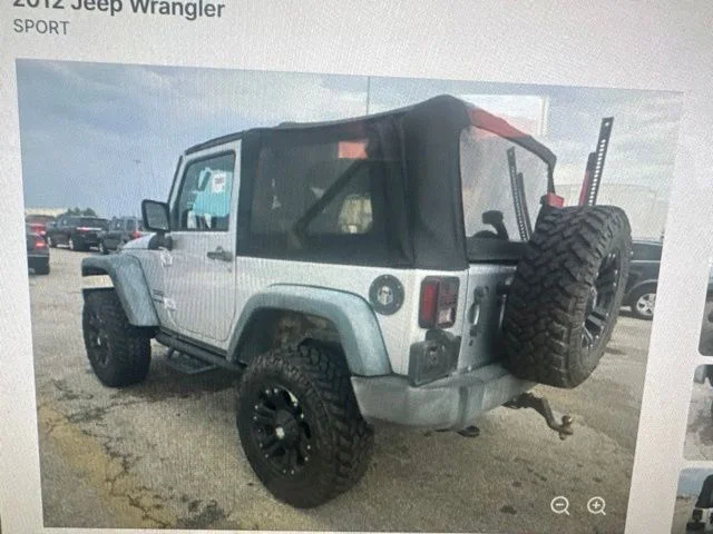 Used 2012 Bright Silver Metallic Jeep Sport image 2