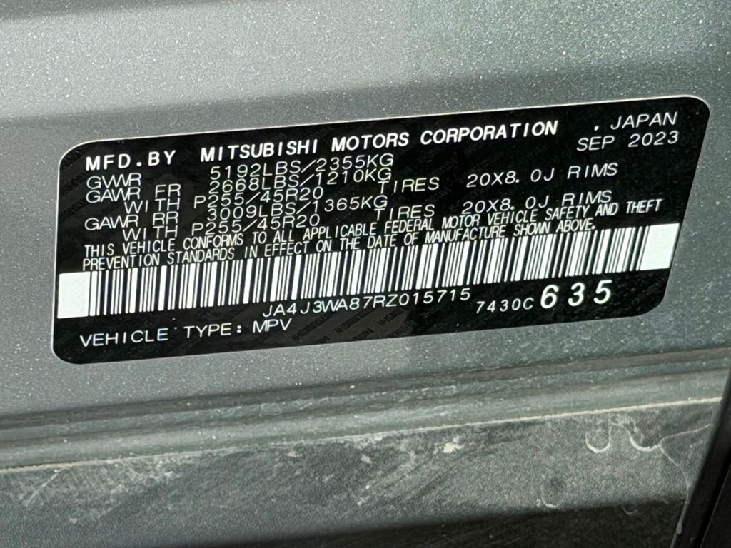 Certified Used 2024 Silver Mitsubishi SEL Black Edition image 29