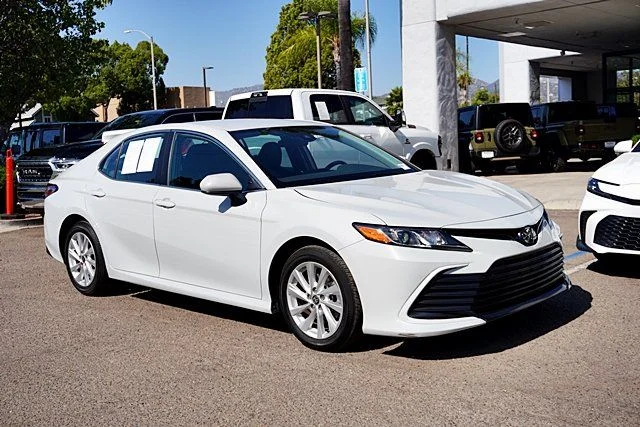 Used 2024 White Toyota LE image 5