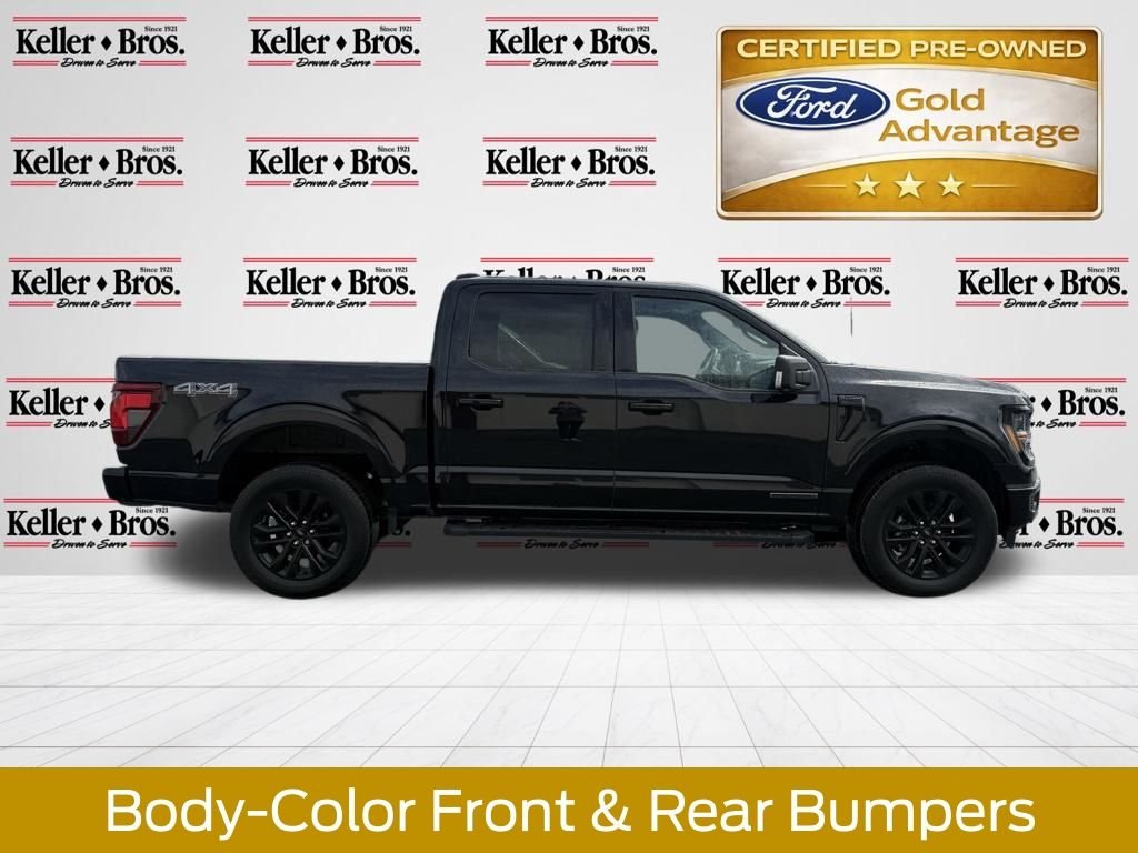 Certified Used 2024 Black Metallic Ford XLT image 9