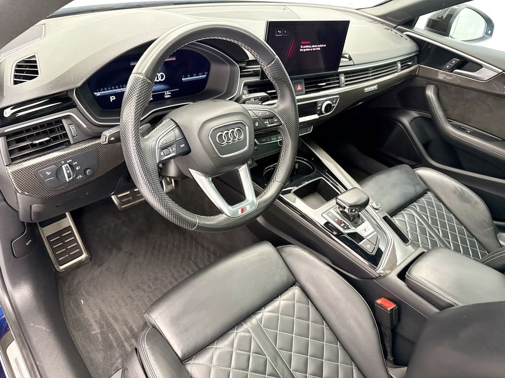 Used 2021 Blue Metallic Audi Premium Plus image 9