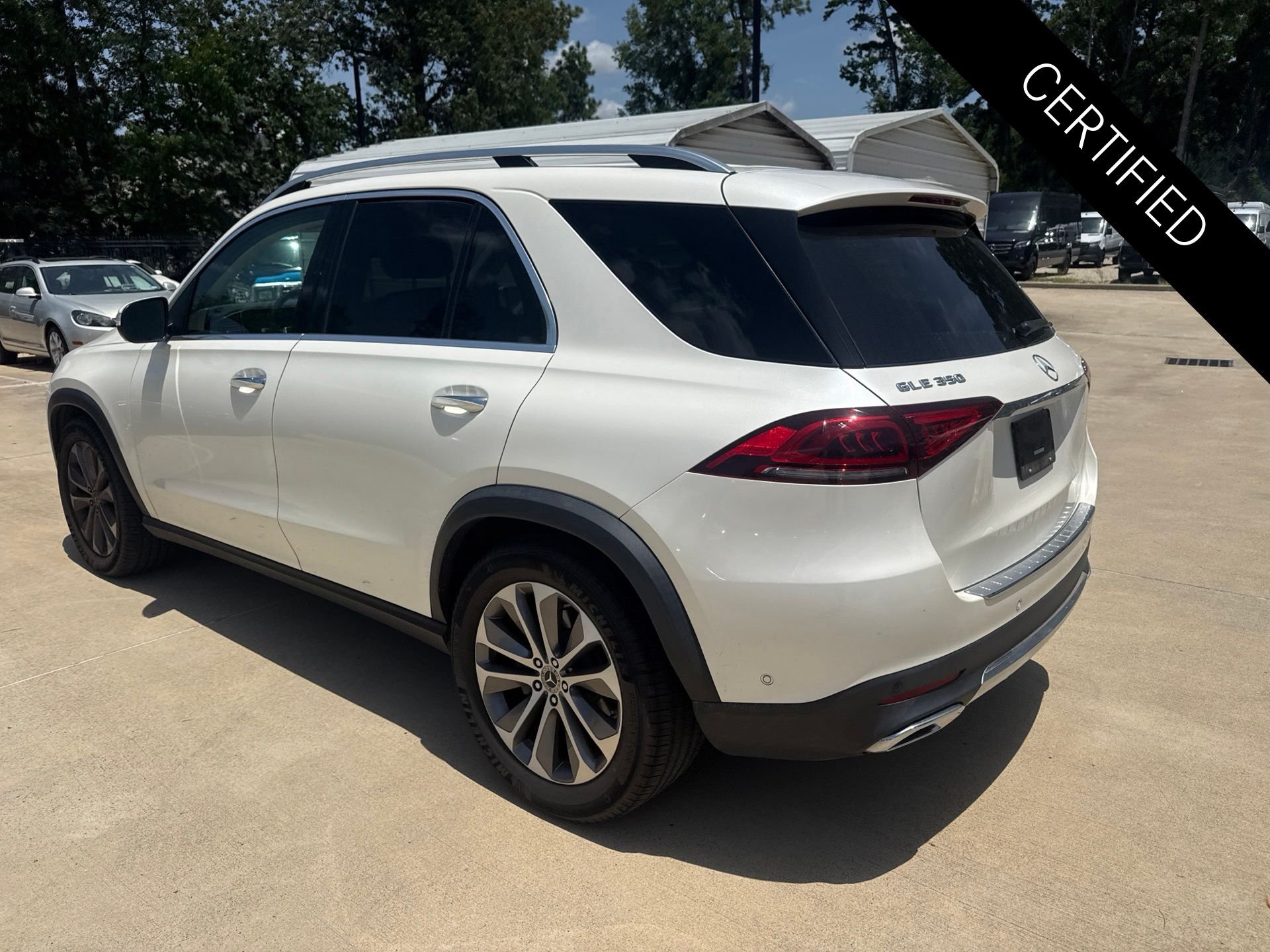 Certified Used 2021 designo Diamond White Metallic Mercedes-Benz GLE 350 image 6