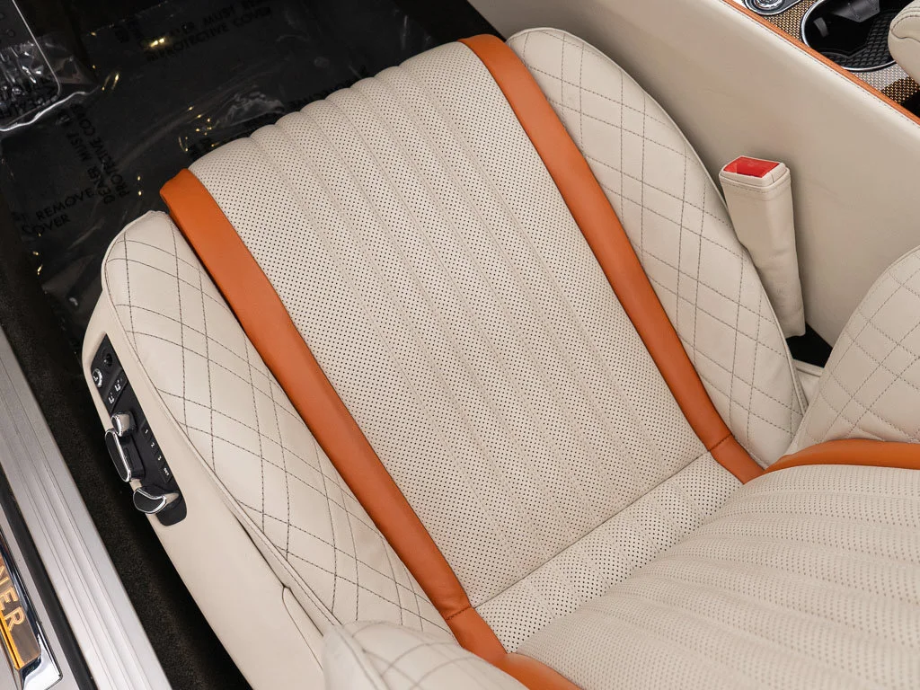 Certified Used 2017 Orange Flame over Ghost White by Mulliner PCG Bentley W12 Convertible image 27