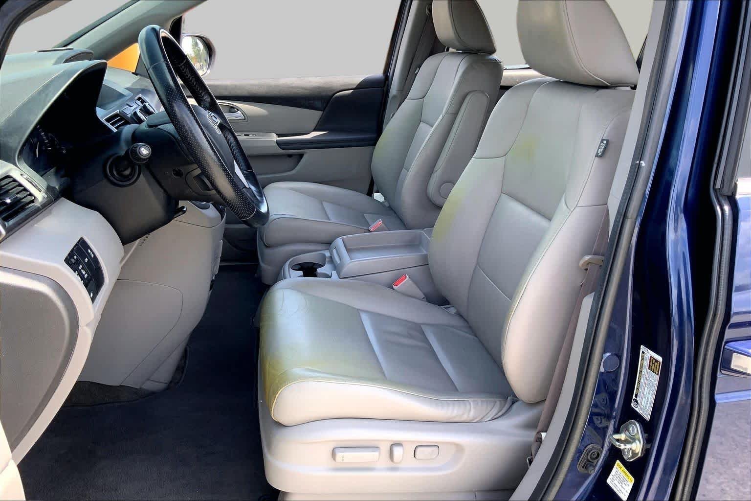 Used 2015 Obsidian Blue Pearl Honda EX-L image 8