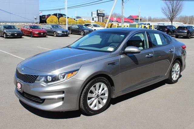 Used 2016 Kia Optima EX with VIN 5XXGU4L32GG074254 for sale in Cranston, RI