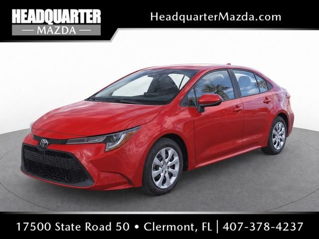 Used 2020 Red Toyota LE image 1