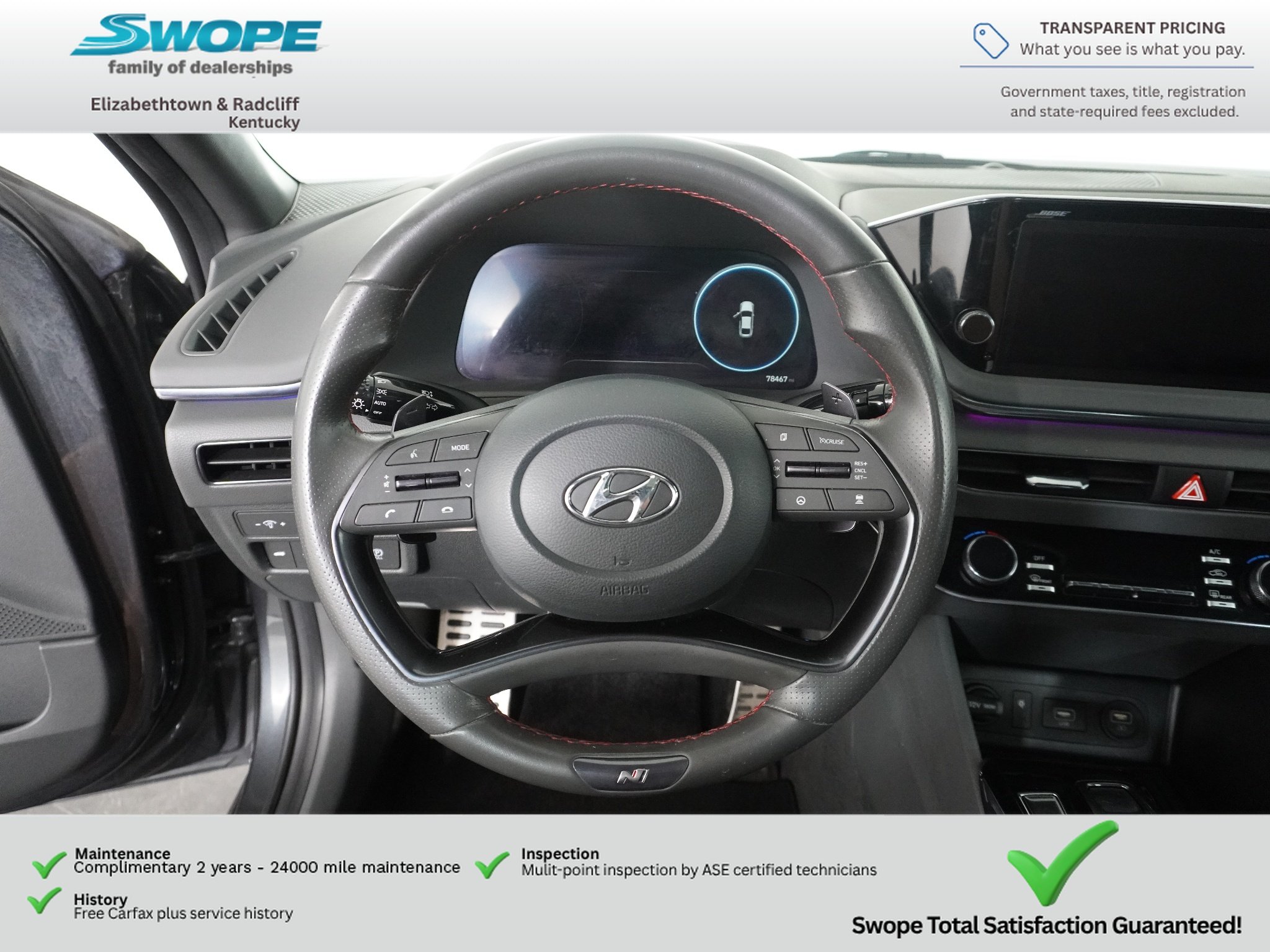 Used 2022 Portofino Gray Hyundai N Line image 15