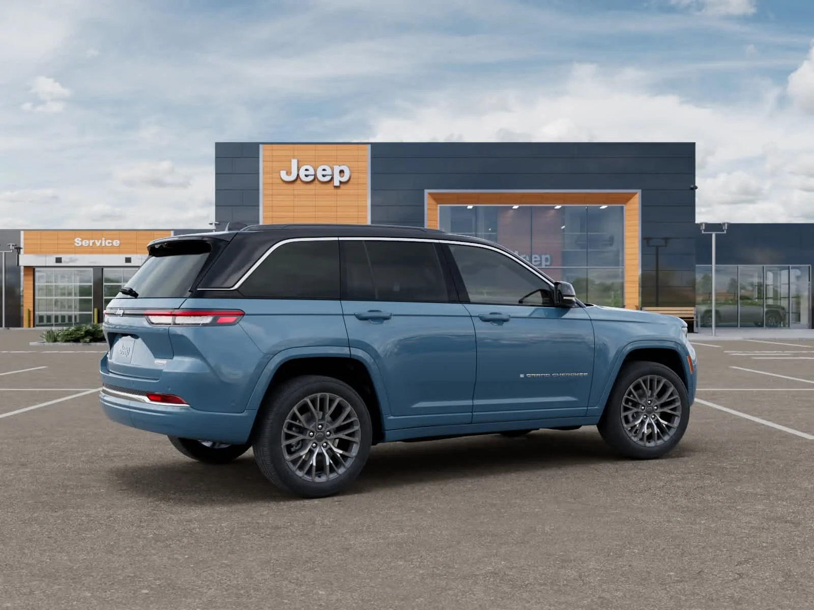 New 2027 Steel Blue Jeep Summit image 4