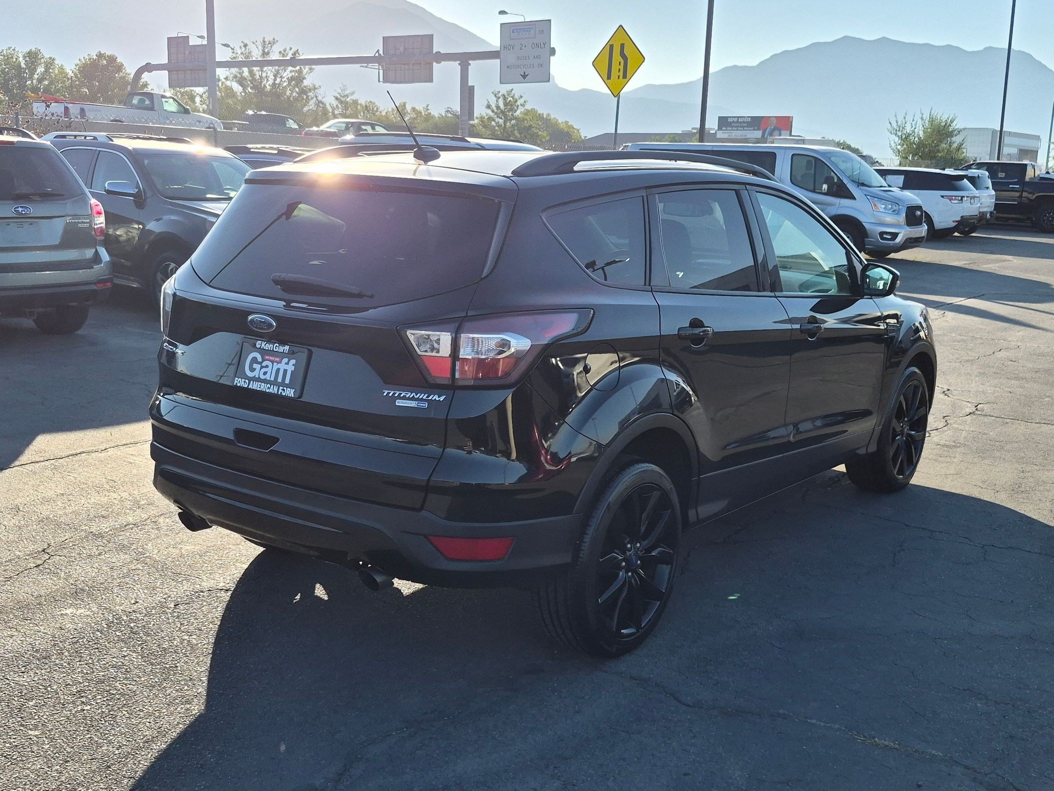 Used 2017 Shadow Black Ford Titanium image 3